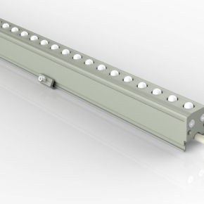 Светильник линейный накладной СЕРИИ МЕДИАФАСАД 12w 24V RGB dmx512 передвижное крепление IP67 UNI HAUSS