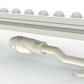 Светильник линейный накладной СЕРИИ МЕДИАФАСАД 12w 24V RGB dmx512 регулируемое крепление IP67 UNI HAUSS