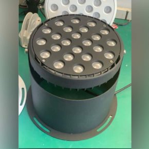 Поворотный Уличный светильник СЕРИИ GROUND влагозащищенный 72W 24V RGBW DMX512 IP67 UNI HAUSS
