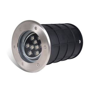 Поворотный грунтовый светильник LUNA серия 12W, IP67, 220V, Белый холодный, Uni Hauss
