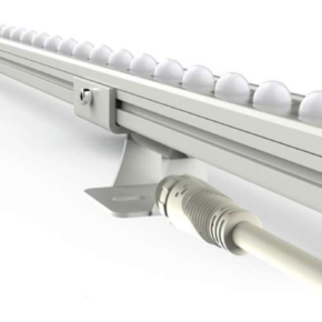 Светильник линейный накладной СЕРИИ МЕДИАФАСАД 12w 24V RGB dmx512 поворотное крепление IP67 UNI HAUSS